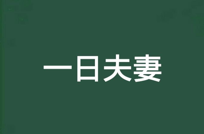 一日夫妻百日恩,最佳精选数据资料_手机版24.02.60